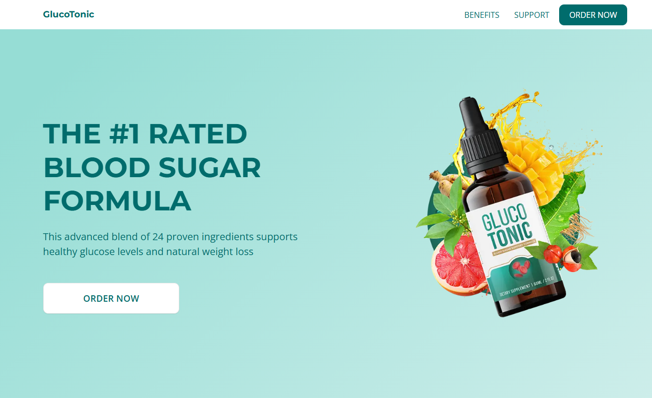 GlucoTonic Header